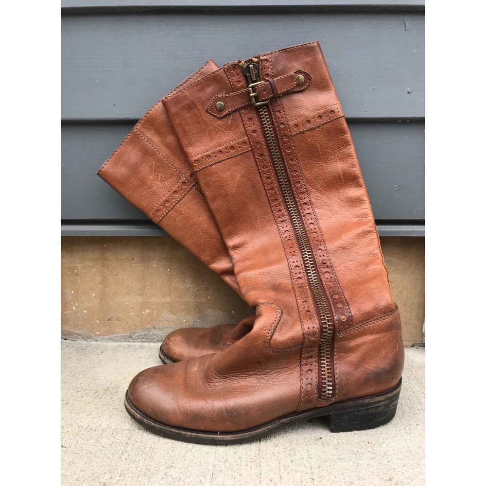 Franco Sarto Telluride Tall Leather Riding Boots